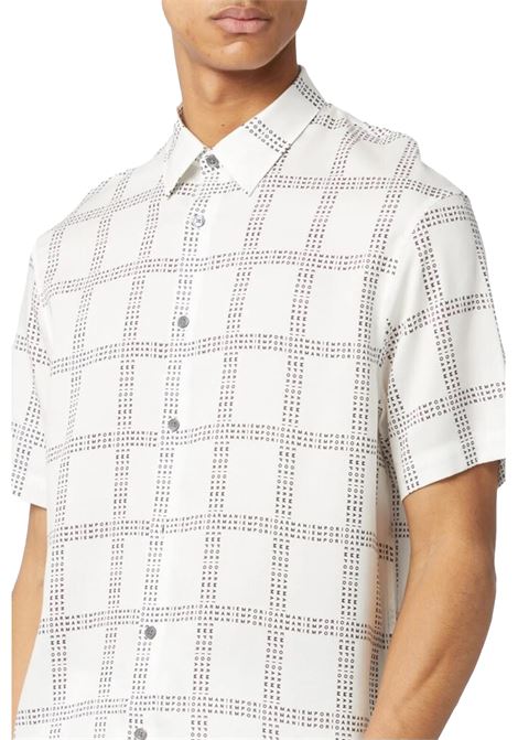 Camicia logo geometrico all over Emporio Armani EMPORIO ARMANI | Camicie | 3R1CQ7 1NWDZF1A1